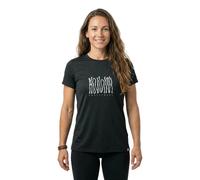 Houdini Tree Message Short Sleeve T-Shirt Pure Black Women - S