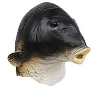 HOUGE Scary Halloween Masks Rubber Latex Goldfish Animal Fish Headwear Scary Headwear for Men Women Halloween Party Props 30 x 40 x 34 cm