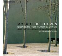 Hough:Berl Phil Wind 5Tet - Mozart / Beethoven: Piano Quintets