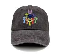 HOUJW Cute Cartoon Baseball Cap,Baseball Capfor Womens and Mens,Outdoor Casual Adjustable Snapback Sun Hat Cap (A,58)