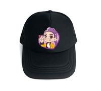 HOUJW Cute Cartoon Baseball Cap,Mesh Baseball Capfor Womens and Mens,Outdoor Casual Adjustable Snapback Sun Hat Cap (D)