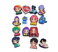 HOUJW Cute Cartoon Shoe Charms for Clogs for Shoe Decorations Sandals Accessories Cute Accessories Cartoon Shoes Craft DIY Birthday Party Favor (One Size,B)