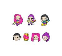 HOUJW Cute Cartoon Shoe Charms for Clogs for Shoe Decorations Sandals Accessories Cute Accessories Cartoon Shoes Craft DIY Birthday Party Favor (A,One Size)