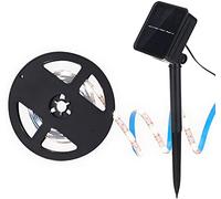 Houkiper 3M 90LED Solar Powered LED Strip Light Flexible String Lighting Waterproof Xmas Party (Cool White)