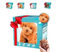 HOUKUNKA 2026 Upgrade Robot Puppy, My Realistic Robot Puppy Dog, Interactive Pet Companion with Expressive Gestures Walking, Barking, Tail Wagging for Kids, Seniors & Pet Lovers (B*1)