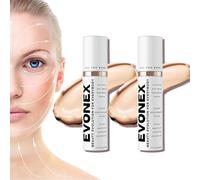 HOUKUNKA Evonex Age Defying Foundation Serum Combo, 2pcs, Light Sheer Coverage Tinted Face Sunscreen