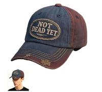 HOUKUNKA Not Dead Yet DD-214 Cap, Veterans Casual Baseball Hat, Funny Adjust Cotton Embroidered US Army Baseball Cap (1PC)