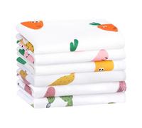 HOULIFE Floral Handkerchief for Women Soft Cotton Women’s Handkerchiefs Vintage Flower Women Hankies Retro Lady Hanky for Wedding Party