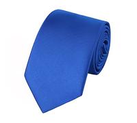 HOULIFE Solid Men Ties, Satin Tie for Men, Skinny Mens Neckties, Classic Slim Men’s Tie for Wedding Business Party Formal