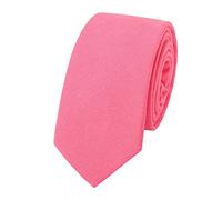 HOULIFE Ties for Men, Solid Mens Tie, Cotton Stripe Skinny Ties for Men, Slim Men’s Neckties for Wedding Party (Plum red)