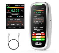 HOUND-2070 3in1 Radon Detector for Home, Tempertaure & Humidity Display