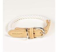 Pet Brands Hound Real Leather Braided Dog Collar - Large