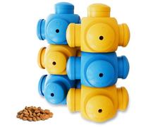 HOUNDGAMES Dog Puzzle Toys for Boredom, Chew Teething and Treat Dispensing for Smart Medium to Large Dogs - IQ Mental Enrichment Toys (6 Pack)