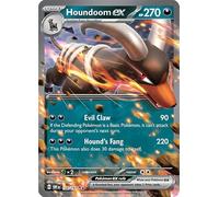 Houndoom ex 134/197 Double Rare Pokemon Card (SV Obsidian Flames) + 1x TitanCards® Toploader