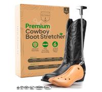 HOUNDSBAY Bloodhound Professional Western Cowboy Boot Stretcher for Men - Premium Widener Shoe Stretcher For Cowboy Boots Wide Feet