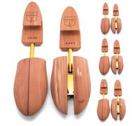 HOUNDSBAY Cedar Shoe Tree - Shoe Trees for Men & Women, Sneakers, Widener & Shaper, Natural, XX-Large / 13.5 - 15 US