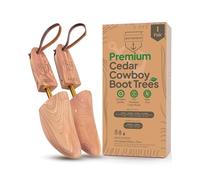 HOUNDSBAY Cowboy Boot Trees, Cedar Western Boot Tree for Men & Women, Shoe Tree for Boots, Boot Stretcher & Shaper, Cedar, Women's Medium = 7-9.5 US