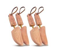 HOUNDSBAY Cowboy Boot Trees, Cedar Western Boot Tree for Men & Women, Shoe Tree for Boots, Boot Stretcher & Shaper, Brown, 2PK - Men's Large = 10.5-12 US