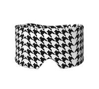 Houndstooth Black Print Print Soft Eye and Ear Muffs for Adults Sleeping Protection Cover for Travel Nap Relief