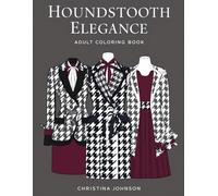 Houndstooth Elegance: A Couture Coloring Journey Celebrating Timeless Fashion Patterns