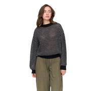 Houndstooth Pattern Jumper Woman 24 Colours Noir 36