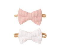 HOUNIIXIE 2 x Baby Bow Headbands Toddler Hair Bands Headwear for Girls Newborn Headbands Photography Props Hair Style 04 1 Count (Pack of 1)