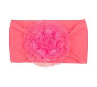 HOUNIIXIE Baby Elastic Headband, Flower Headbands for Infants, Soft and Stretchy Hair Accessories, Toddler Photography, Rose Red, 2-3T, Rose Red, 1 count (Pack of 1)