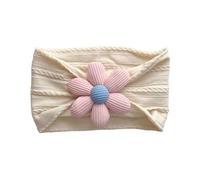 HOUNIIXIE Baby Flower Headband, Soft Headband, Elastic Baby Headband, Stretchy Hairband, Comfortable to Wear for Newborn J, 1 count (Pack of 1)