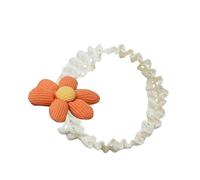 HOUNIIXIE Baby Flower Headband, Soft Headband, Elastic Baby Headband, Stretchy Hairband, Comfortable to Wear for Newborn, A, 1 count (Pack of 1)
