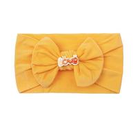 HOUNIIXIE Baby Headband for Babies Turbans Headbands Bows Headbands for Newborn Earthy Yellow 2-3T Earth Yellow 1 count (Pack of 1)