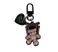 HOUNIIXIE Dark Creature Keychain Decoration Delicate Engraved Animal Keychain Double Sided Embossed Pendant for Dark Animal Lovers, Medium