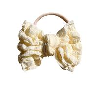 HOUNIIXIE Girls Beige Soft Elastic Bow Headband Alice Band 2-3 Years