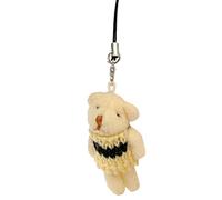 HOUNIIXIE - Teddy Bear Keychain Cartoon Animal Pendant Fashion Keychain Couple Backpacks, Medium
