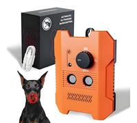 Hounyoln Bark Guard Pro 2025, 200ft Range Automatic Barkguard - 3 Intensity Levels, LED Light, USB-C Fast Charging, IPX Waterproof, Ideal for All Breeds/Sizes, Indoors & Outdoors Solution (Orange)