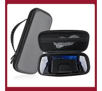 Hounyoln Travel Case for PlayStation5 Portal Remote Player, Carry Bag Fits PS 5 Portal Remote -Built-in Stand Design / Shockproof Anti-Scratch (Black(PU Case))