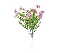 HOUODQU Artificial Flower with Adjustable Iron Wire Stems for Wedding Floral Arrangements Tabletop Bookshelf Display Party Deck Flowers