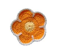 HOUODQU Artisanal Crochet Placemats Decorative Accessory for Dining Heat Resistance Wool Coasters