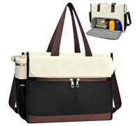 HOUODQU Strong Oxford Fabric Lunch Box Handbag Having Multiple Pockets and Heat Retention for Teachers and Nurses Working Women Lunch Carrier