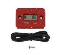 Hour Meter - 5.35cm Inductive Hour Meter, Error Reducing Visual Clarity | Wire Capture Tech | Inductive Timer for Lawn Mower Snowmobile Boat Snow Blower Bike ATVs Outboard Motor Generator