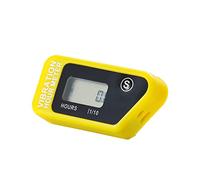 Hour Meter Digital Wireless Vibration Resettable Meter ForMotocross Engine Boat Snowmobile Motorcycle Chainsaw Marine ATV Jet Sk Easy to Use(Silver)