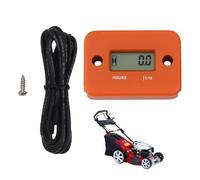 Hour Meter,Inductive Timer with Wires | Motorcycle Engine RPM Measuring Tachometer | for Lawn Mower Snowmobile Marine Boat Snow Blower Bike ATVs Pressure Washer