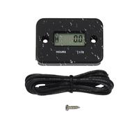 Hour Meter,Waterproof Inductive Timer - Motor Digital Display Gauge with Screws | for Lawn Mower Snowmobile Boat Snow Blower Bike ATVs Outboard Motor Generator Pressure Washer
