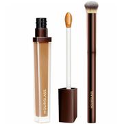 Hourglass Airbrush Concealer and Seamless Finish Concealer Brush Bundle 6ml (Various Shades) - Flax