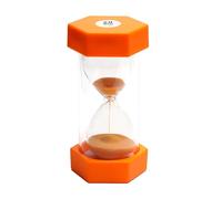 Hourglass, children's timer, set of hourglasses for kids, decorative hourglass, timer for classrooms, kitchens, apartments, offices, and also as a decorative timer clock, 20 minutes, orange