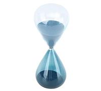 Hourglass Clock Blue Sand Timer, Innovative Cone Shape Unique Sand Clock Timer Glass Birthday Gift Office Kitchen Decor Table Ornament(S)