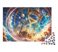 Hourglass Galaxy Jigsaw Puzzle 1000 Pieces for Adults | 70x50cm Thick Paperboard, HD Printing, Laser Cut Smooth Interlock, Clean Edges, No Gaps, Living Room Decor