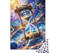 Hourglass Galaxy Planet Jigsaw Puzzle, 1000 Pcs For Adults