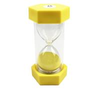 Hourglass, Hourglass, Creative Gift, Office Decoration, Time Management Assistant, Double Protection, 15 Minutes, Yellow