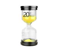 hourglass， Hourglass Sand Timer, 1/3/5/10/15/20/30/45/60 Minutes Watch Sandglass Cook Clock Gift Home Decor(20 Minues)