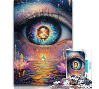 Hourglass in The Eyes Jigsaws 1000 Pieces for Adults,Challenging Game And Family Play for Is Ideal As A Gift for The Whole Family 50x75cm